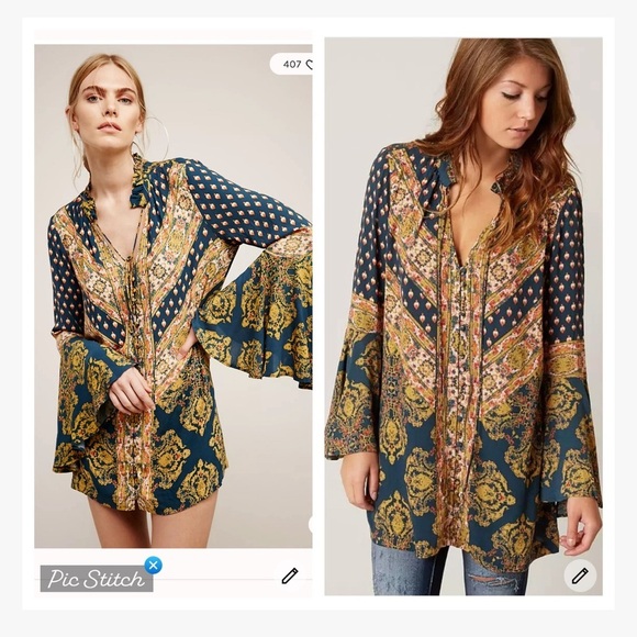 Free People Magic Mystery Tunic - Picture 3 of 12